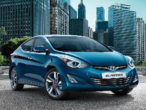 Коврики текстильные для Hyundai Elantra V (седан / MD) 2013 - 2016