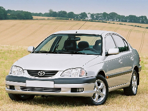 Коврики текстильные для Toyota Avensis I (седан / T220) 2000 - 2003