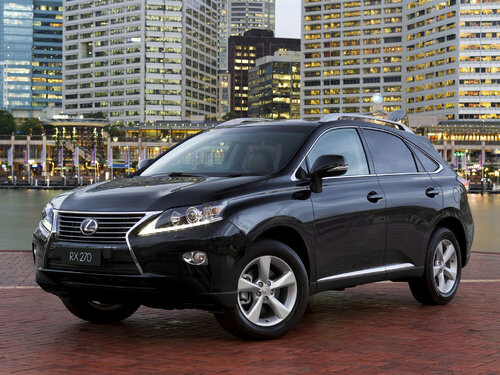 Коврики текстильные "Комфорт" для Lexus RX270 III (suv / AL10) 2010 - 2012, черные, 3шт.