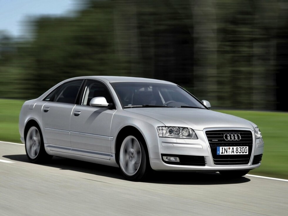 Коврики текстильные "Комфорт" для Audi A8 Long (седан / D3) 2007 - 2009, черные, 5шт.