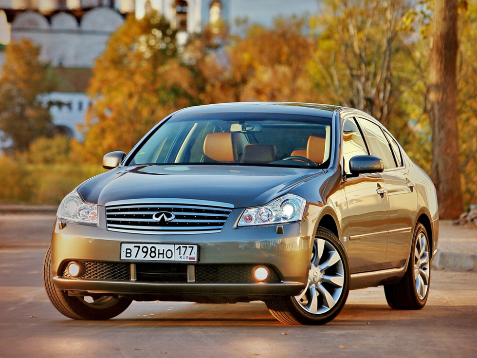 Коврики ЭВА "EVA сота" для Infiniti М35 (седан / Y50) 2004 - 2008, черные, 3шт.