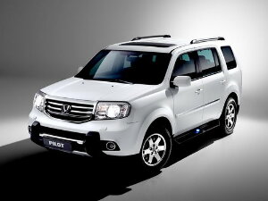 Коврики текстильные для Honda Pilot (suv / YF4) 2008 - 2015