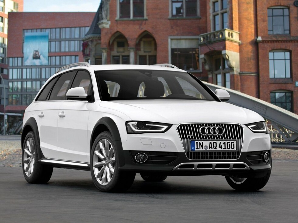 Коврики ЭВА "EVA ромб" для Audi A4 Allroad quattro I (универсал / 8KH) 2011 - 2016, черные, 4шт.