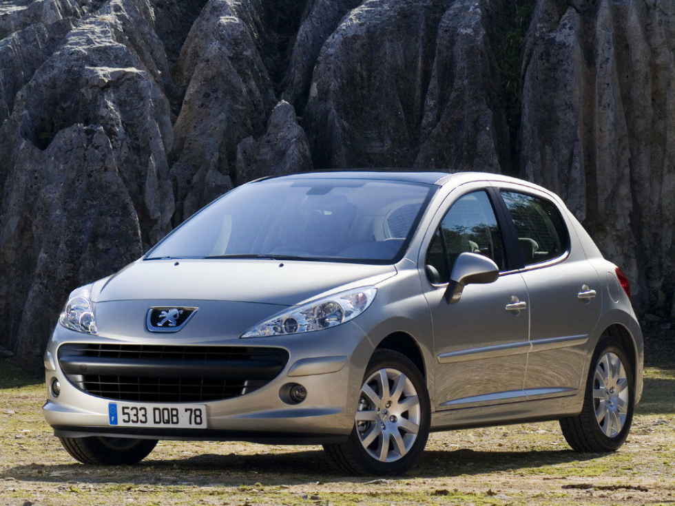 Коврики текстильные "Комфорт" для Peugeot 207 (хэтчбек 5 дв) 2006 - 2009, ые, 4шт.