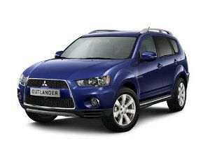 Коврики текстильные для Mitsubishi Outlander II (suv / CWOW) 2005 - 2012