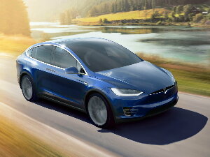 Коврики текстильные для Tesla Model X (suv / 6 местная, без бардачка) 2015 - Н.В.