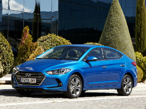 Коврики текстильные для Hyundai Elantra VI (седан / AD) 2015 - 2019