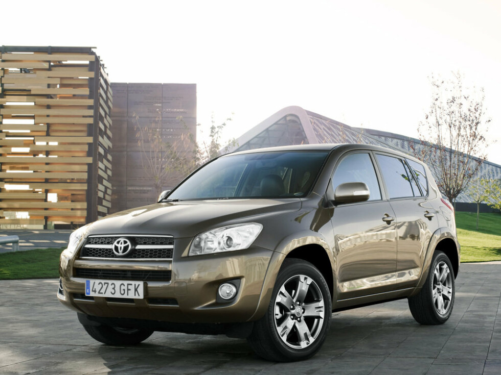 Коврики текстильные "Стандарт" для Toyota Rav4 III (suv / ACA30) 2008 - 2010, черные, 5шт.