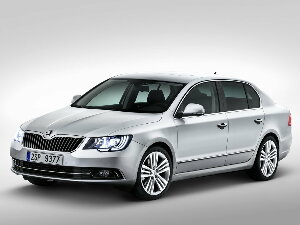 Коврики EVA для Skoda Superb II (лифтбек / 3T c электро-приводом передних сидений) 2013 - 2015