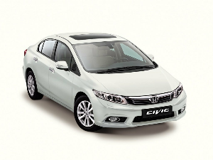 Коврики текстильные для Honda Civic (седан / FB) 2012 - 2015