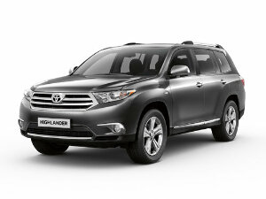 Коврики текстильные для Toyota Highlander II (suv / GSU40L) 2010 - 2013