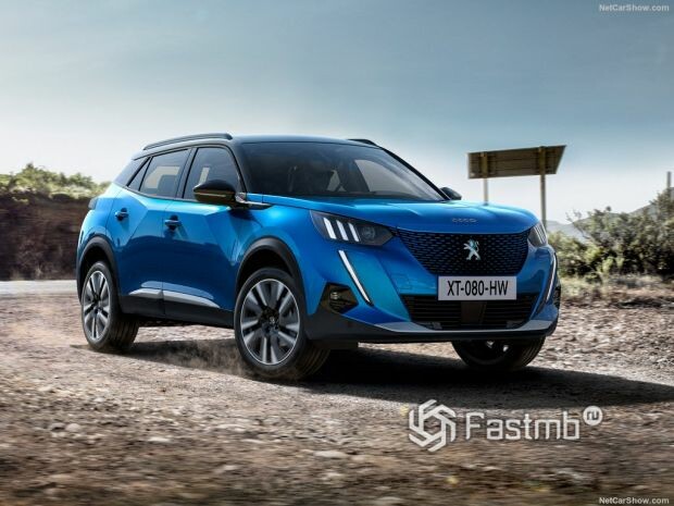 Коврики текстильные "Комфорт" для Peugeot e-2008 II (suv / Электро) 2020 - Н.В., ые, 4шт.