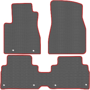 Коврики "EVA ромб" в салон Lexus RX300 (suv / MCU35) 2003 - 2006, серые 3шт.