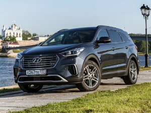 Коврики текстильные для Hyundai Grand Santa Fe I (suv / DM) 2013 - 2018