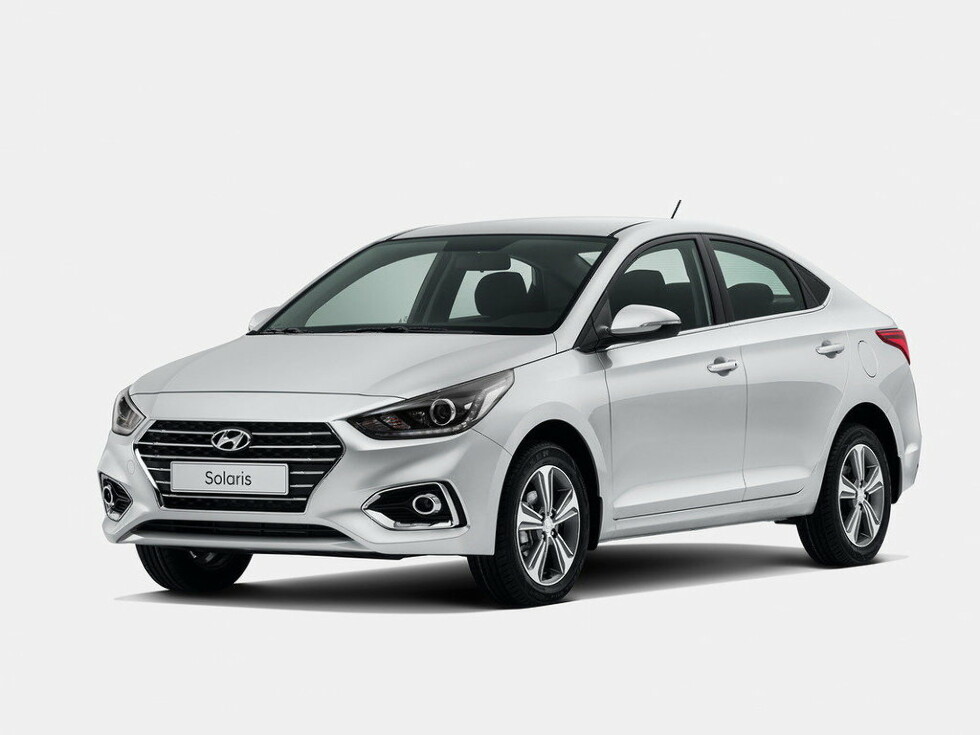 Коврики текстильные "Классик" для Hyundai Solaris II (седан / HCR) 2017 - 2020, темно-серые, 5шт.