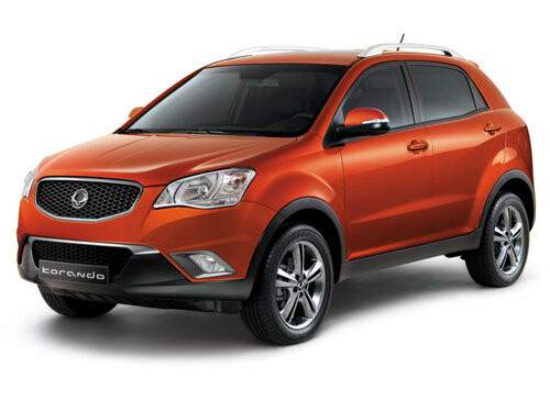 Коврики текстильные "Классик" для SsangYong Korando (suv / CK) 2011 - 2013, темно-серые, 4шт.