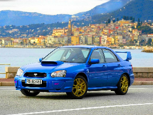 Коврики текстильные для Subaru Impreza WRX (седан / GD) 2002 - 2005