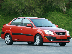 Коврики текстильные для Kia Rio II (седан / JB) 2005 - 2009