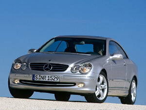 Коврики текстильные для Mercedes-Benz CLK-Class II (купе / C209) 2005 - 2009