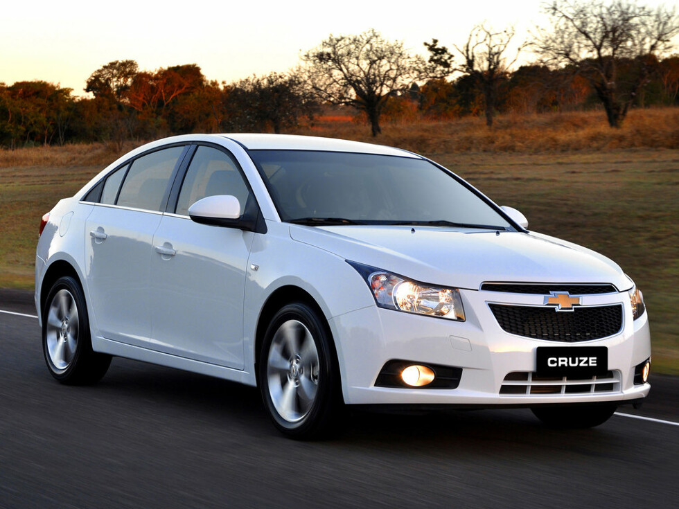 Коврики текстильные "Комфорт" для Chevrolet Cruze I (седан / J300) 2008 - 2012, черные, 5шт.