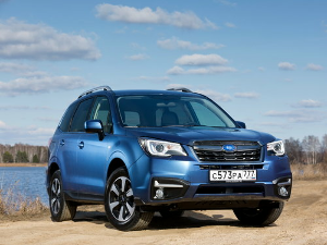 Коврики текстильные для Subaru Forester (suv / SJ) 2016 - 2019