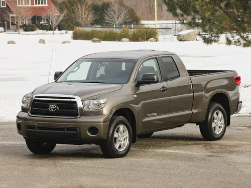 Коврики текстильные "Стандарт" для Toyota Tundra II (пикап / XK50) 2006 - 2013, черные, 5шт.