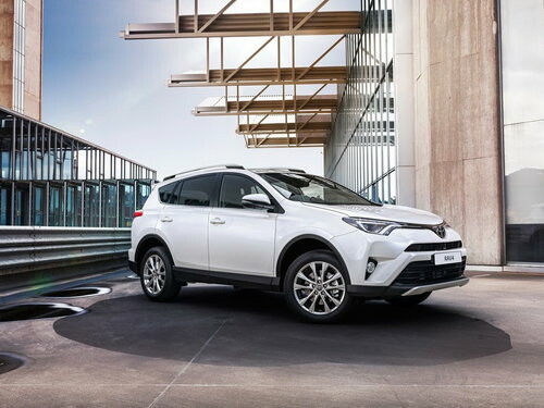 Коврики текстильные "Комфорт" для Toyota Rav4 IV (suv / XA40) 2015 - 2019, черные, 3шт.